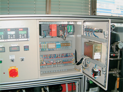 A system for the control of the pressure difference at the LAV testing line in Danfoss Trata